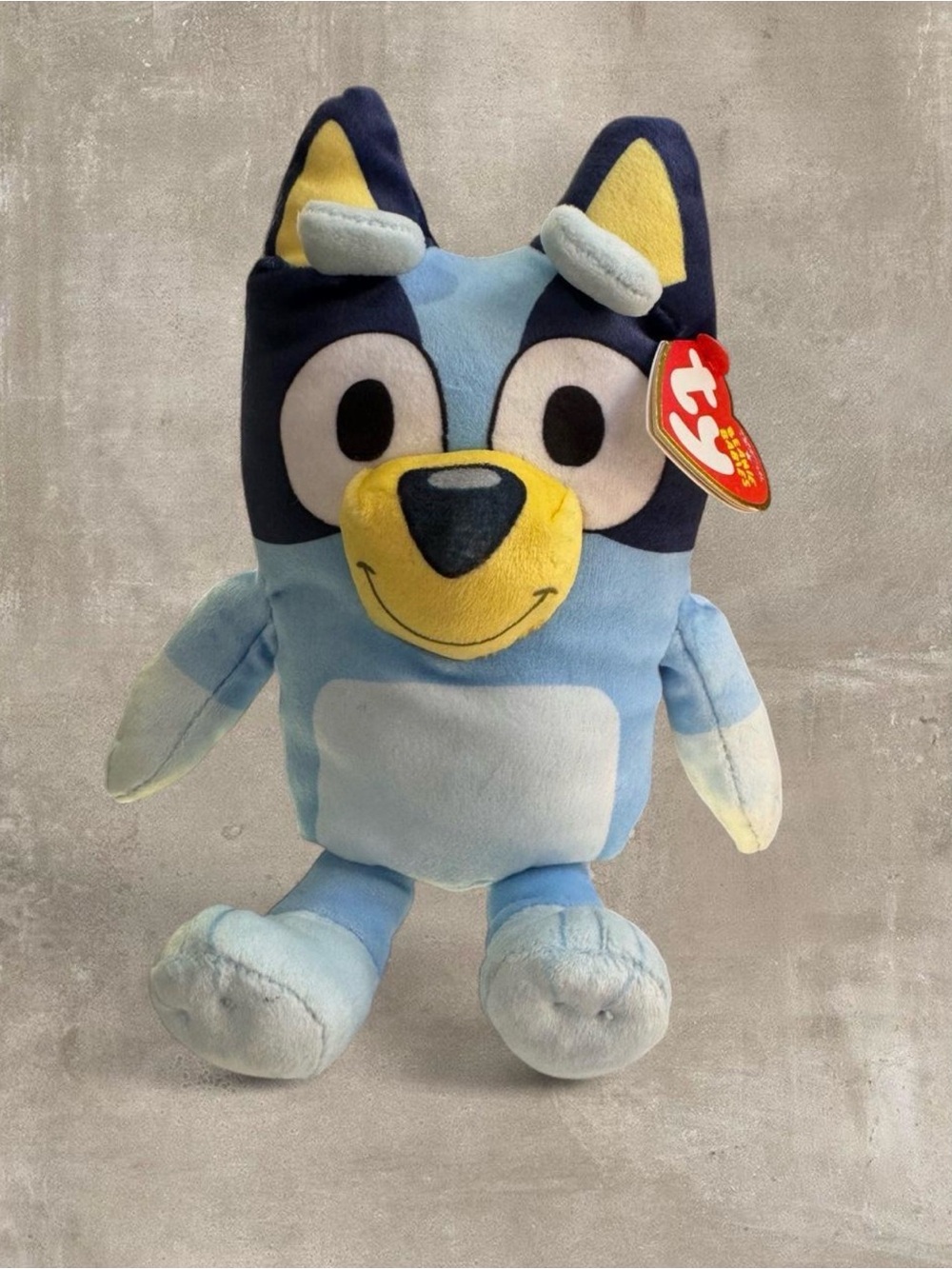 Ty Bluey Soft Plush - Blue and Yellow Bluey Character Stuffed Toy